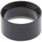 Plymor Black Acrylic Egg, Marble, Ball or Sphere Display Holder Stand, 0.5" H x 1" W